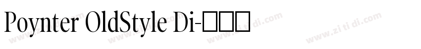 Poynter OldStyle Di字体转换